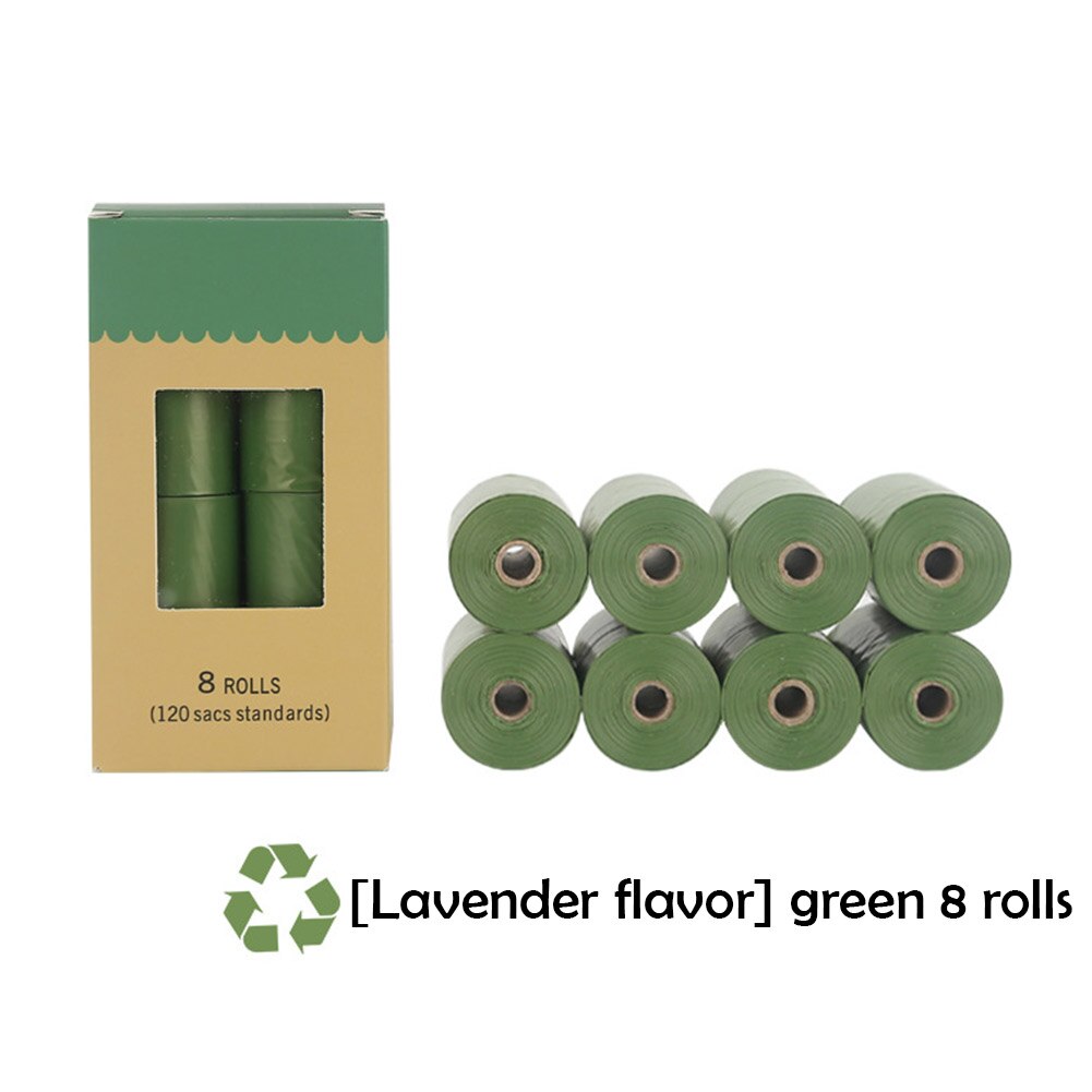 Dog Poop Bag Biodegradable Dog Poop Bags Eco-Friendly Pet Waste Pouch Clean Up Refill Rolls Pet Poop Pouch Dispenser