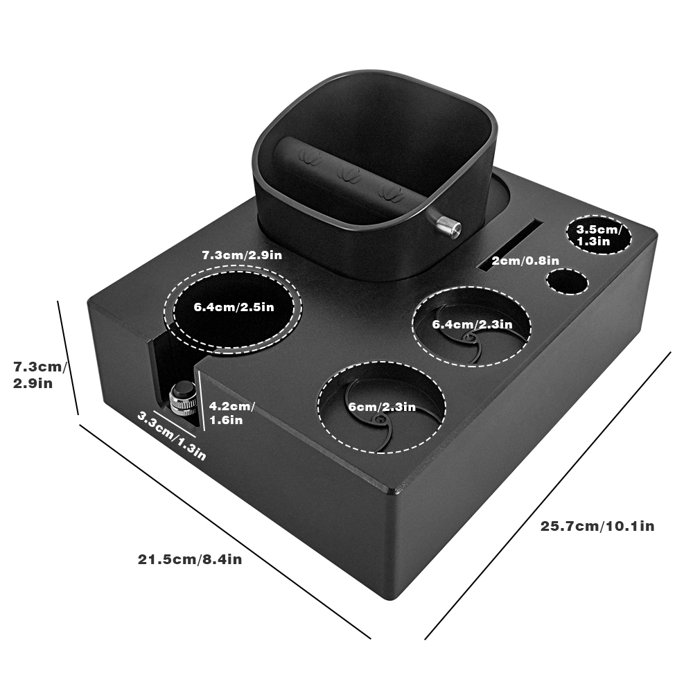 Coffee Tamper Mat Stand Portafilter Holder Rack Espresso 51/53/58mm Tamper Support Base Rack Coffee Tool Barista Accessories