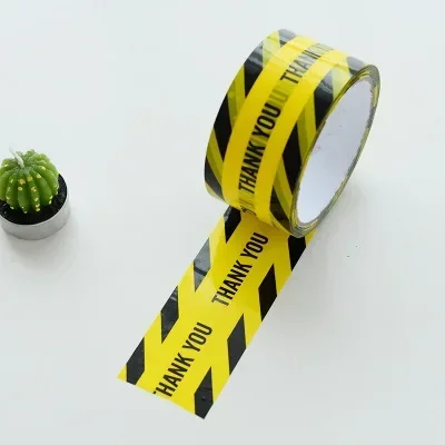 Rouleau de ruban d'avertissement jaune, 4.8cm x 25m, pour barrière de sécurité, pour Barricade de Police, pour entrepreneurs, nouvel arrivage