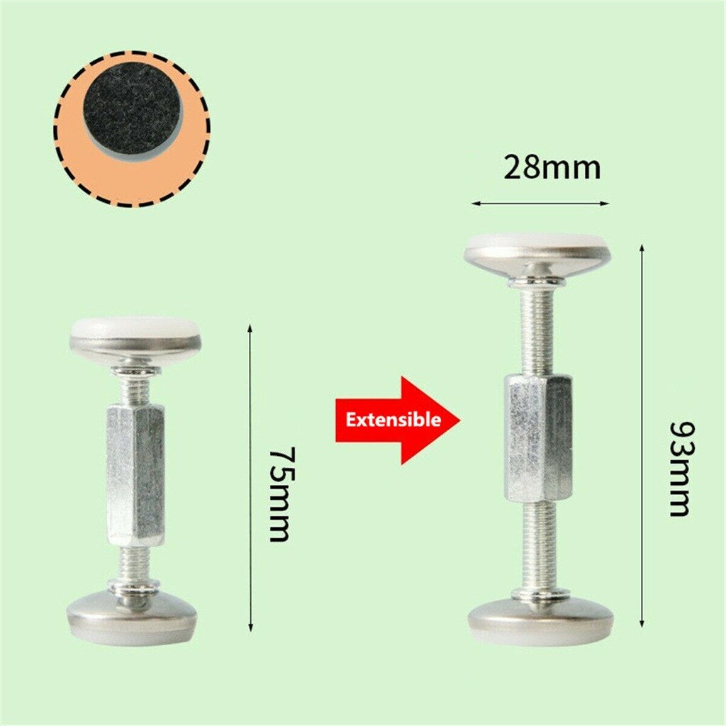 Anti-Vibratie Schroef Voor Bed Hoofd Houder Zonder Nail Verstelbare Draad Bed Frame Anti-Shake Gereedschap Thuis verbetering Gadget