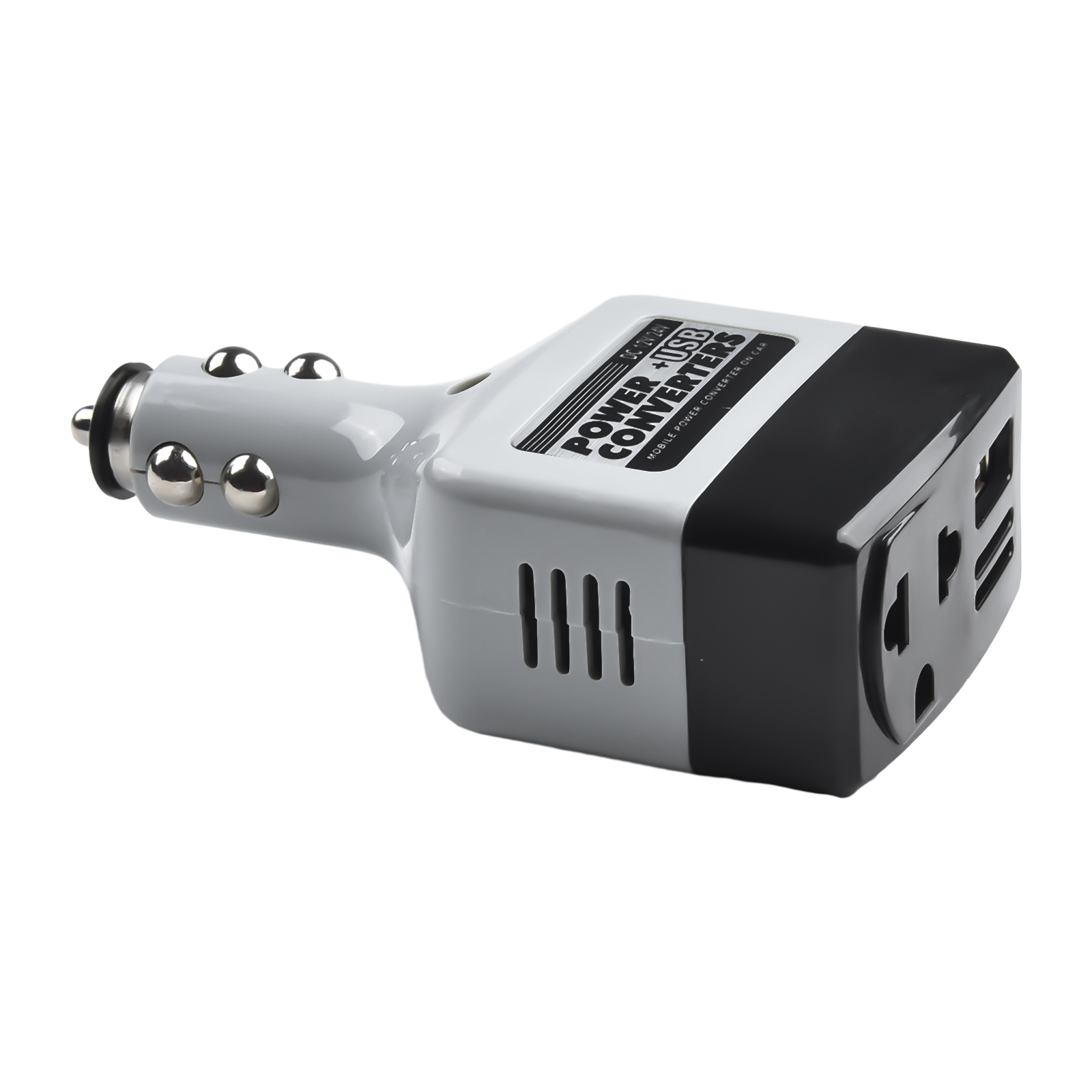 Power Inverter 12V 24V DC To 220V AC Converter Dual USB Port Car Charger With Plug Outlet Adapter For Vehicle Road Trip