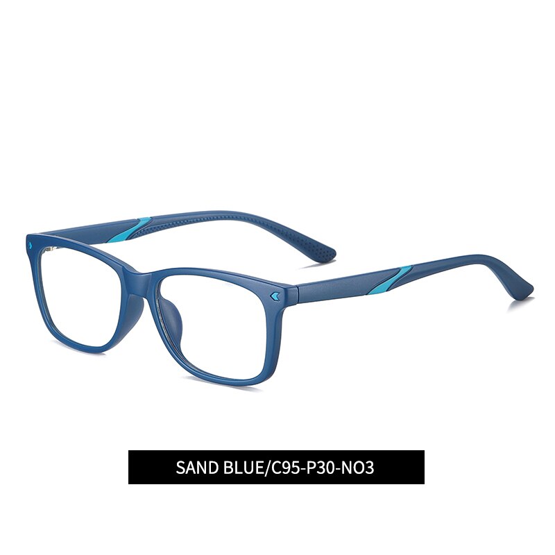 ROUPAI-gafas de sol con luz azul para niños y niñas, anteojos para juegos de ordenador con luz azul, con bloqueo de radiación: blue C95-P30