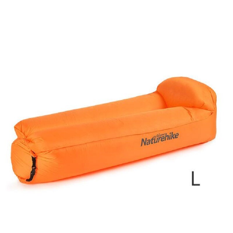 Naturehike Portable Waterproof Inflatable Air Sofa Beach Camping Sofa Foldable Lounger: Orange