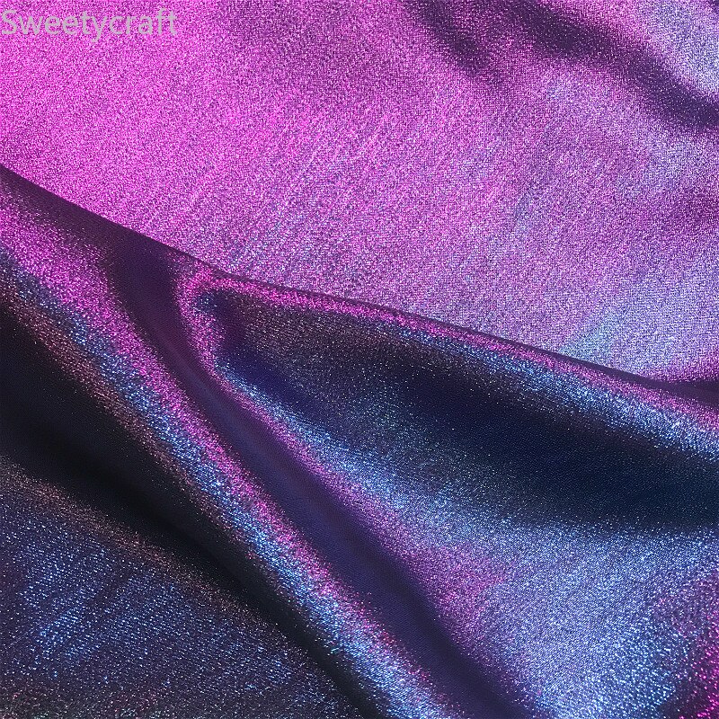 145 x 100cm Sparkly Gradient Gold silk jacquard fabric DIY Sewing Woman dresses cushions pillows tablecloths decorative cloth