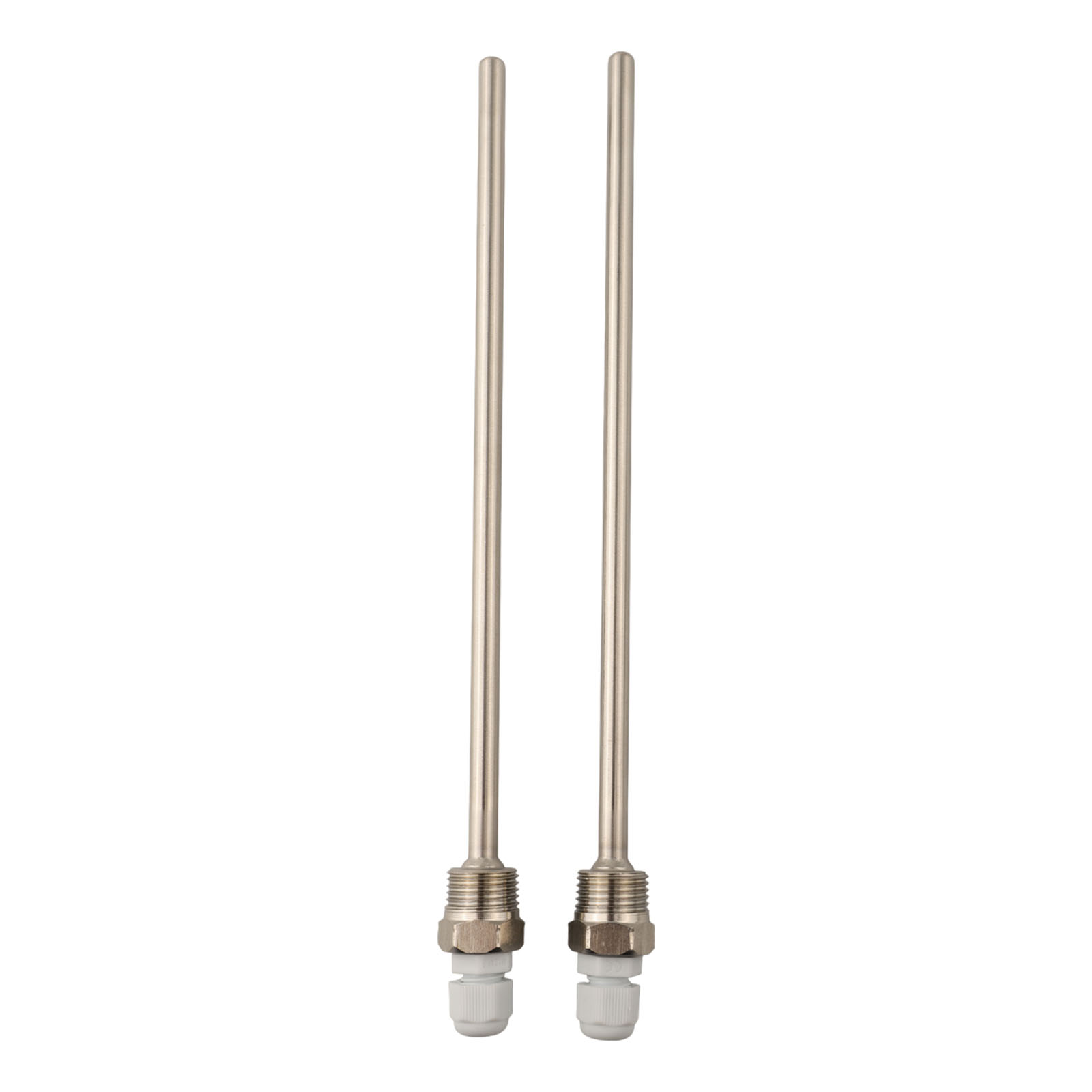 2 unidades de termopozo de acero inoxidable de 30-300 mm con rosca G de 1/2 pulgada máx. Presión PN40 para bolsillo de manga de inmersión del sensor de temperatura