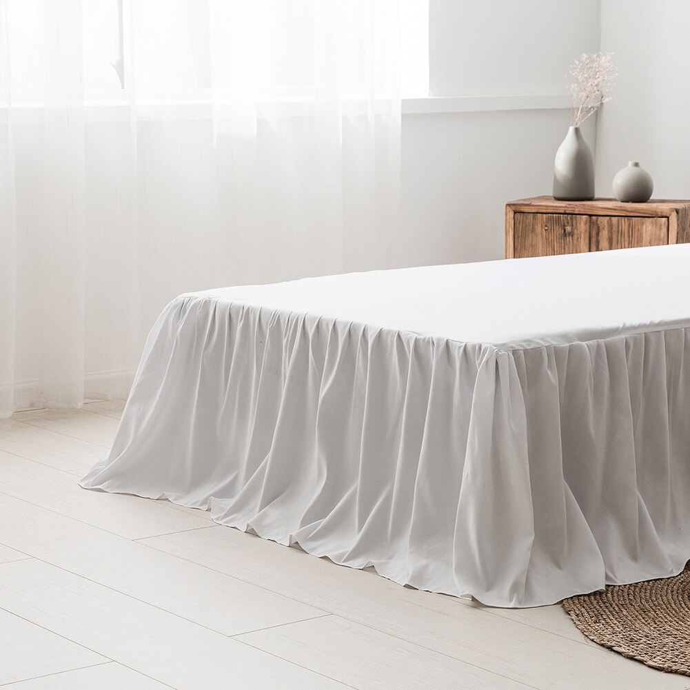 Dessus de lit en dentelle antidérapante, Style japonais, couleur unie, couvre-lit une pièce, décoration Simple de la maison, feuille de Lotus