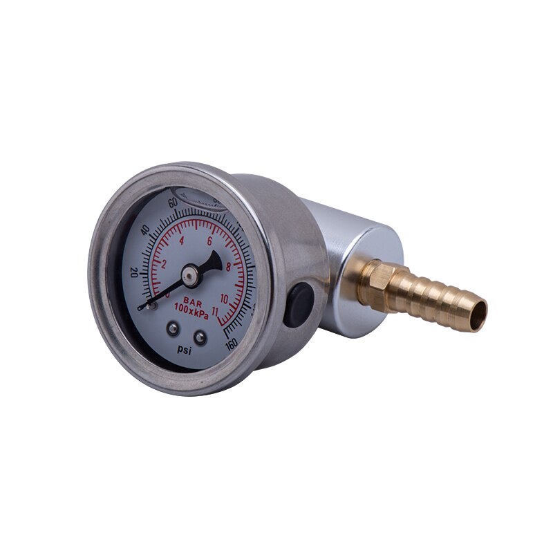 0-160 psi lille olietrykmåler  ,1/8 npt brændstoftryksmåler og adapterkit til brændstofindsprøjtningssystemer