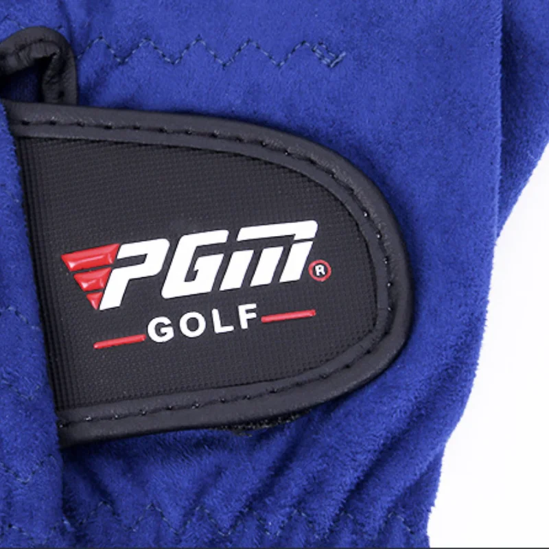 PGM Männer Golf Handschuhe Blau Superfiber Tuch Sport Hand Handschuh Tragen Einzelne Verknüpfungen Rechtshänder Atmungsaktive Schleudern-nachweisen schützende ST004