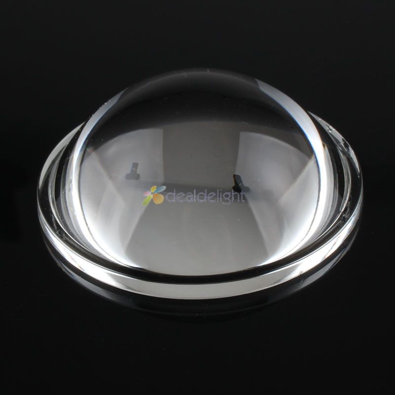 50mm Transparent High Power LED Lens Reflector Collimator 5-90 Degree for 10w/20w/30w/50w/60w/80w/100w LED Light