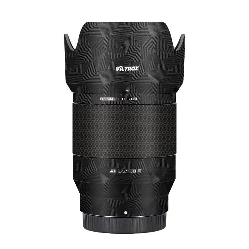 Viltrox AF85F1.8 Z naklejką na obiektyw do Viltrox AF 85mm F1.8 mocowanie obiektywu skórka kalkomania Premium okłady futerały ochronna folia: Nordic Black