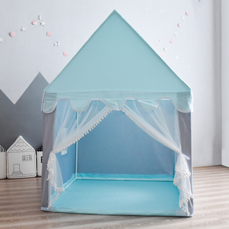 Kind Speelhuis speelgoed tent Nordic INS Play Tent Baby Dome Opknoping Klamboe Kinderkamer Decoratie Tent Marine Bal zwembad