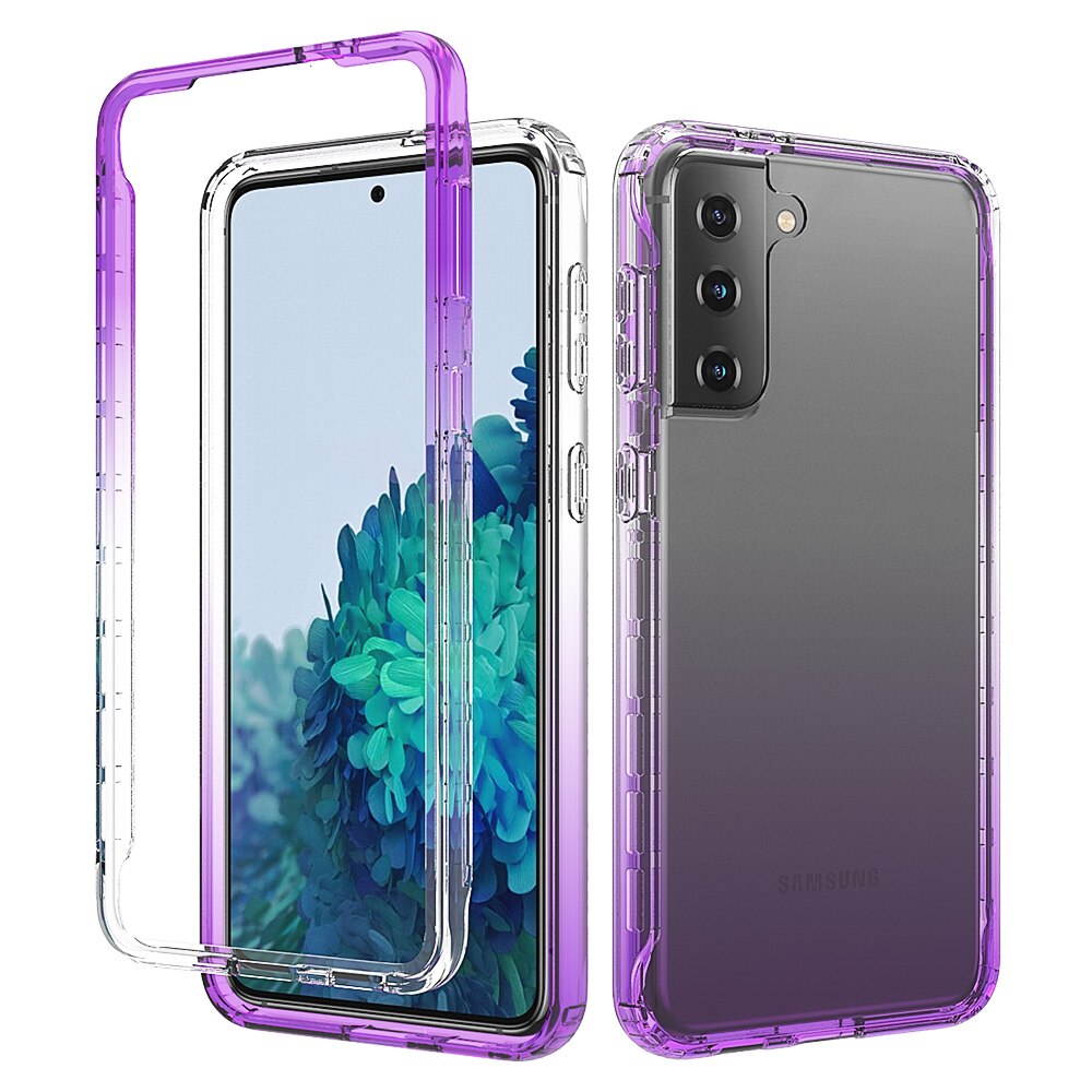 3 en 1 dégradé Transparent coque arrière pour Samsung Galaxy S30 Plus S30 Ultra quatre coins Airbag couverture antichoc