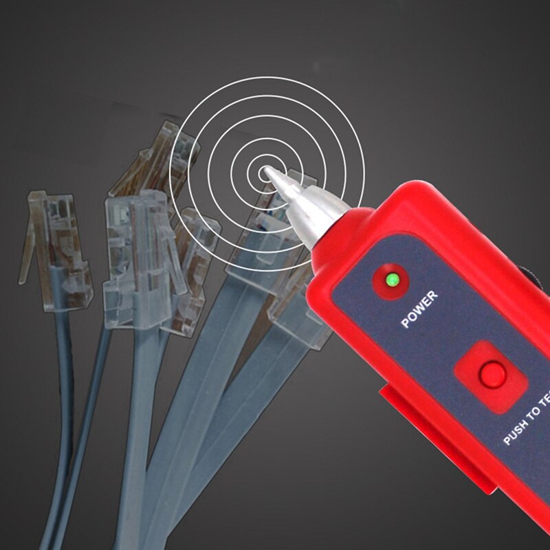 RJ11 RJ45 Cat5 Cat6 Telephone Line Tracker Tracer Toner Ethernet LAN Network Cable Tester Detector Line Finder