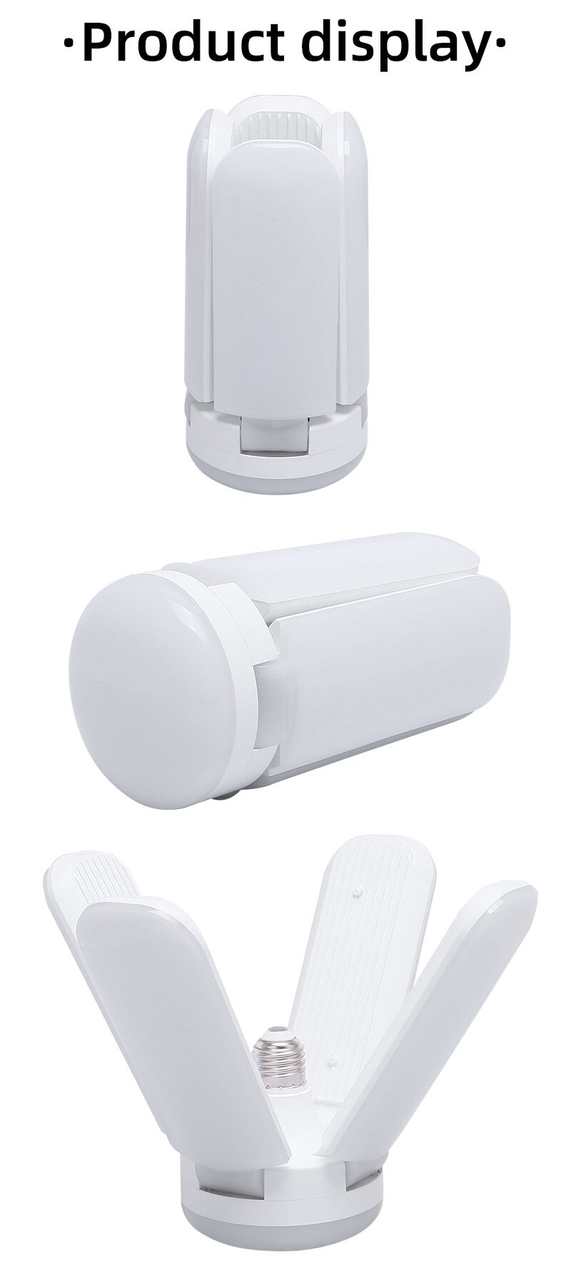 E27 led garagelampa deformerbar taklampa butik verkstad garagelampa tak garagelampa