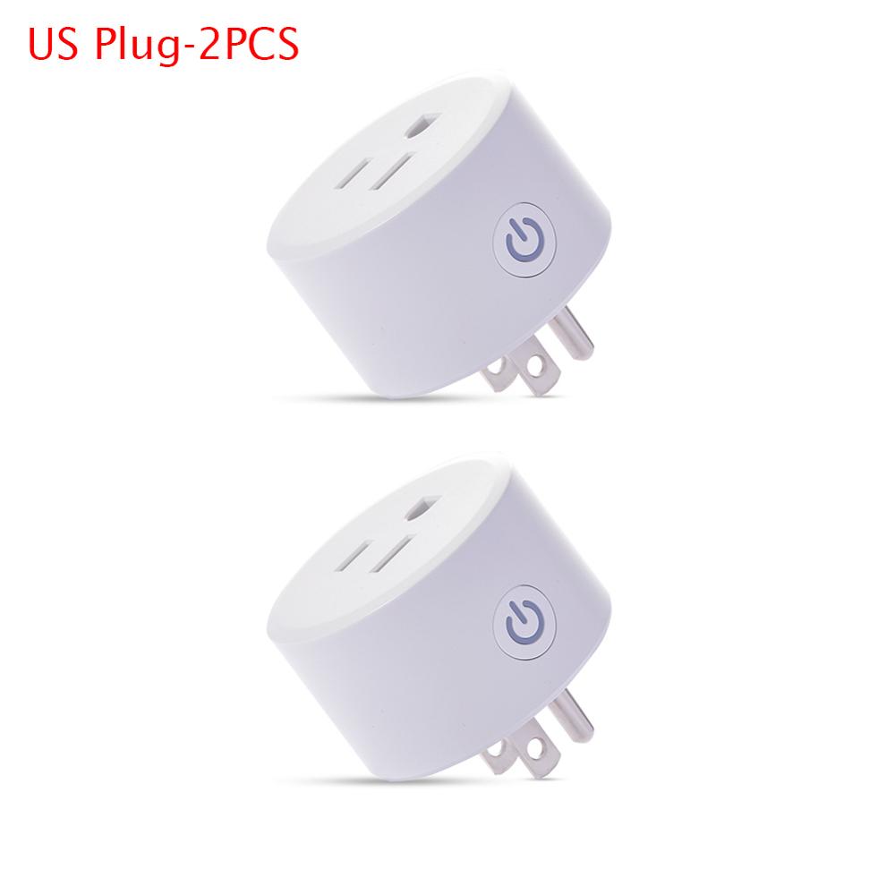 Voor HomeKit Smart Plug US/EU Outlet Socket Werken met Apple Home APP Alexa/Google Assistent Timer Geen hub Vereist 2.4GHz DoHome: 2XUS Plug