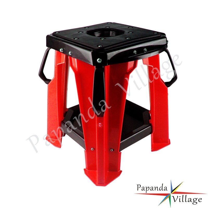 Universal Moto Stand Motocross Dirt Bike Stand Plastic Off Road Werk Stand Voor Honda Yamaha Kawasaki Suzuki Mx Enduro Ridge: Rood