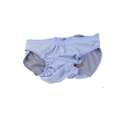 Effen Kleur Hond Menstruatie Broek Paars Fysieke Hond Veiligheid Broek: Blauw / XL