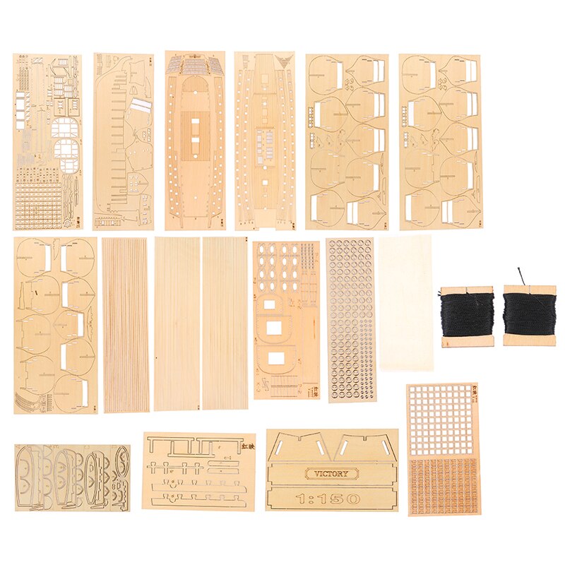 DIY Handmade Assembly Ship 21" Wooden Sailing Boat Model Kit Ship Handmade Assembly Decoration For Children Boy