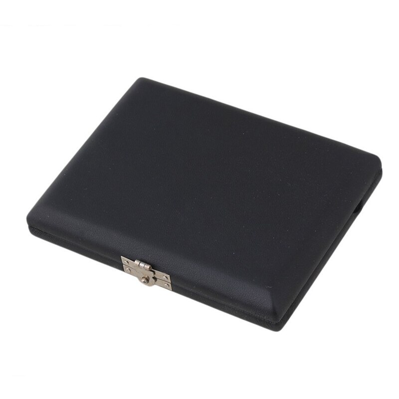 Caja de Lengüetas para Oboe, estuche de madera a prueba de humedad + Funda de cuero PU, estuche de lengüeta para 6 unidades de cañas de Oboe