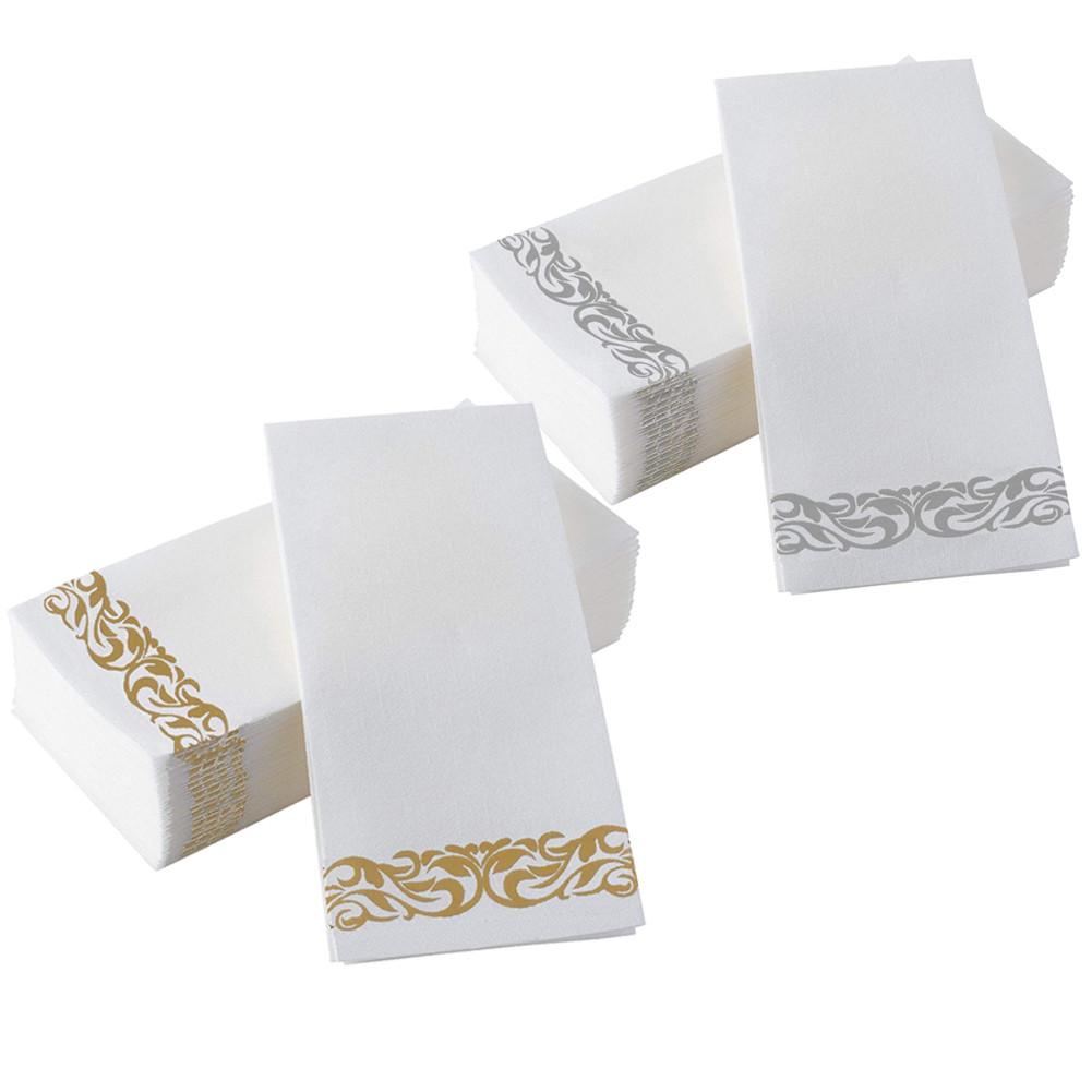 Serviettes en papier de soie jetables 50 pièces essuie-mains en papier doux sans poussière