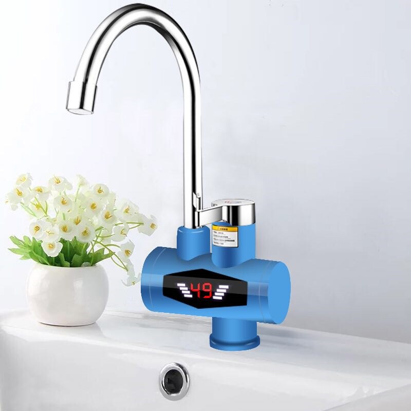 RX-015-1X,Inetant Electric Heating Water Faucet,Digital Display Instant Water Tap,Fast electric heating water bath shower: RX-015-4