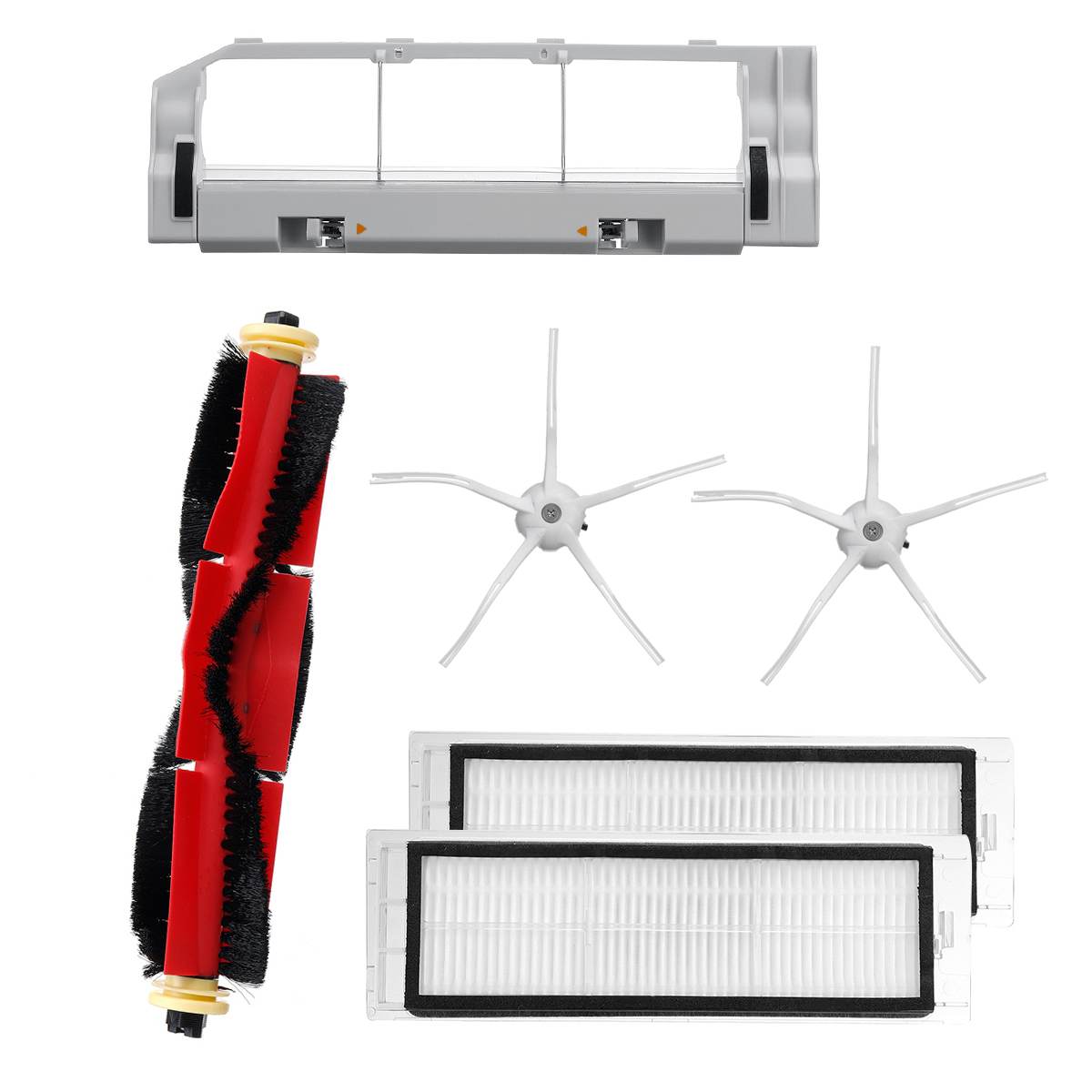 6/7/19/25 stk hovedbørste hepa filtersett til xiaomi roborock  s6 s60 s65 s5 max  t6 støvsuger rullebørste reservedeler: 6 stk