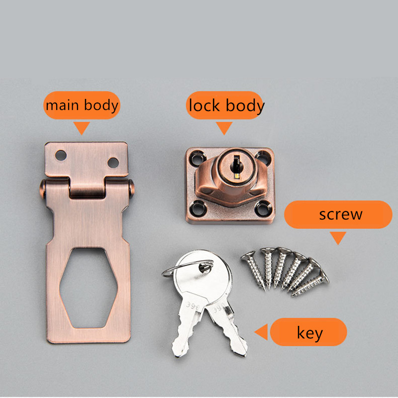 Punch-free With Lock Drawer Locks Letter Box Locker Double Door Cabinet Lock Office Cabinet Security Combination Lock