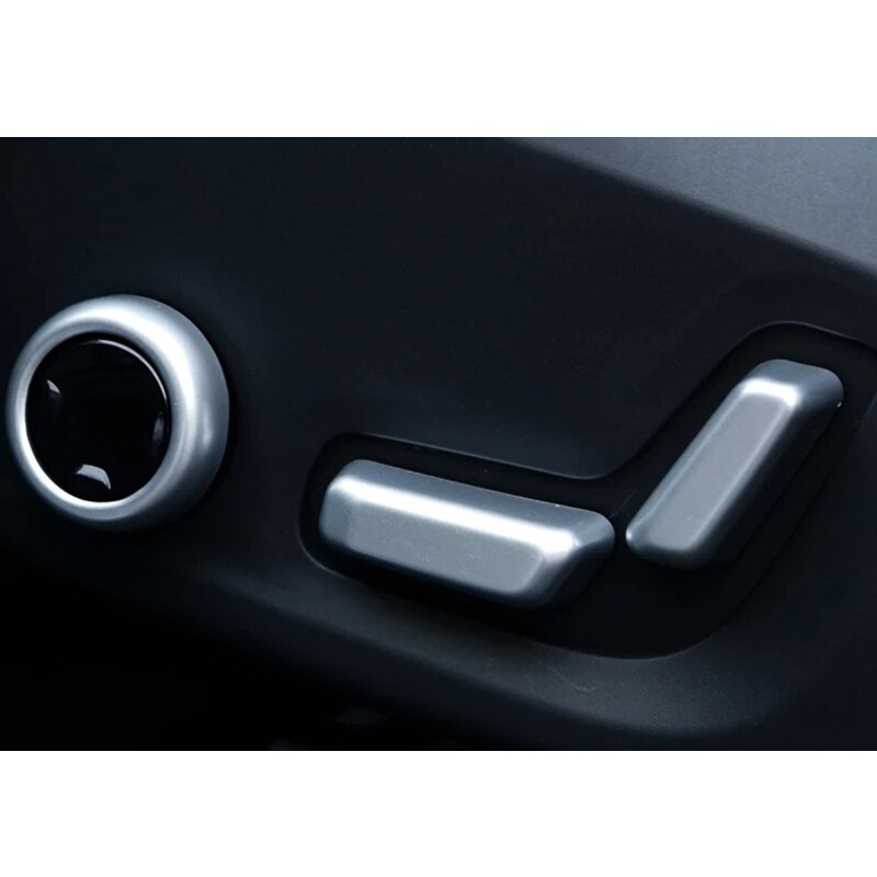 6 sztuk akcesoria Abs wnętrza samochodu regulacja siedziska osłona przycisku dla Volvo Xc60 2018-2019/Xc90 2015-2018