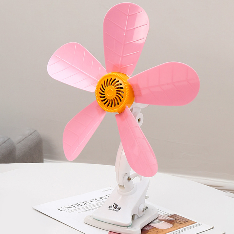 Portable Home Desktop Clip Fan Mini Electric Office Clamp Cooling Fans Student Dorm Bed Natural Wind Ventilation 220V: WHITE