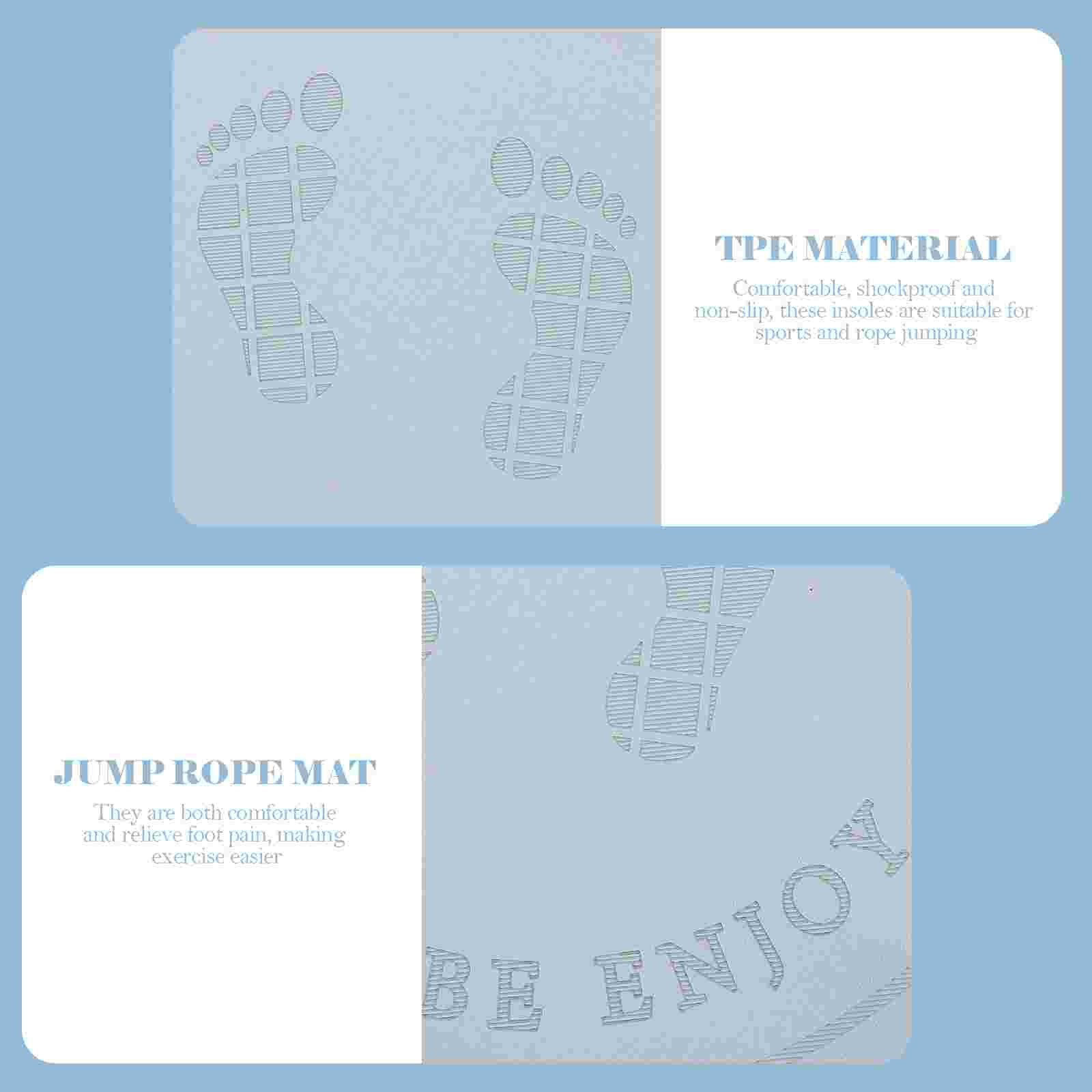 Round Workout Mat Exercise Gym Mat Shock-absorbing Skipping Mat Round Skipping Cushion