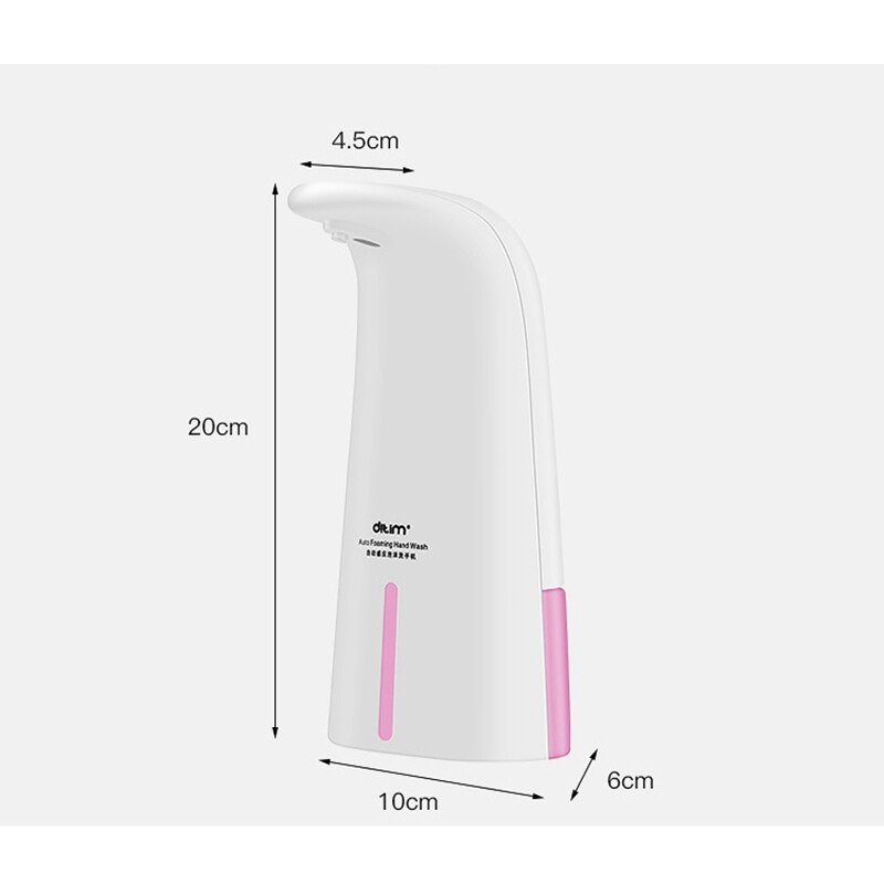 DItIm Auto Induction Foaming Hand Wash Washer Automatic Soap Dispenser 0.25S Infrared Induction for Baby and Family White