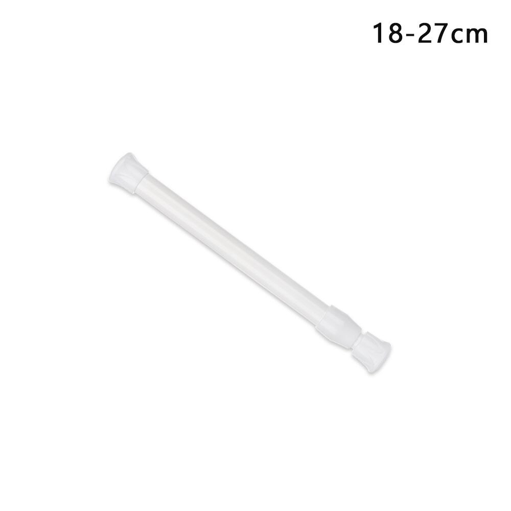 1Pcs Multi Purpose Spring Loaded Extendable Telescopic Net Voile Tension Curtain Rail Pole Net Rods Bathroom Product: 18-27cm