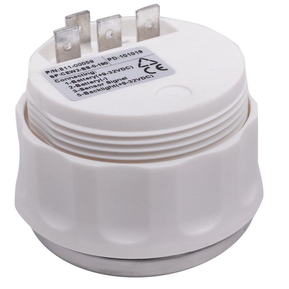 Car Water Level Gauge Digital Waterproof Water Tank Level Gauge 0-190 Ohms/240-33 Ohms Liquid Gauge With Red Backlight 12V/24V