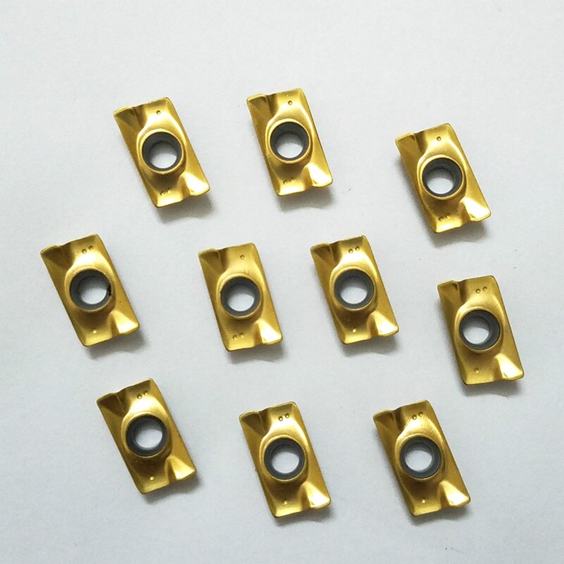 400r 50-22 vlakfrees  mt3- fmb 22-m12 schacht met 10 stuks apmt 1604 wisselplaten en sleutel voor cnc-gereedschappen