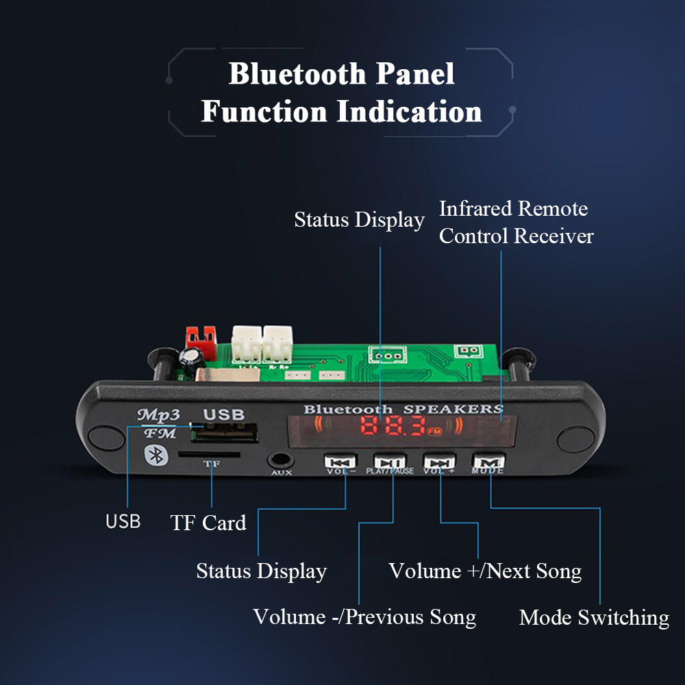 DIY Bluetooth Lautsprecher Bausatz mit FM Radio DIY Lözehn Projekt Praxis Löt baugruppe DIY elektronische Bausatz Komponente 2*3W Lautsprecher