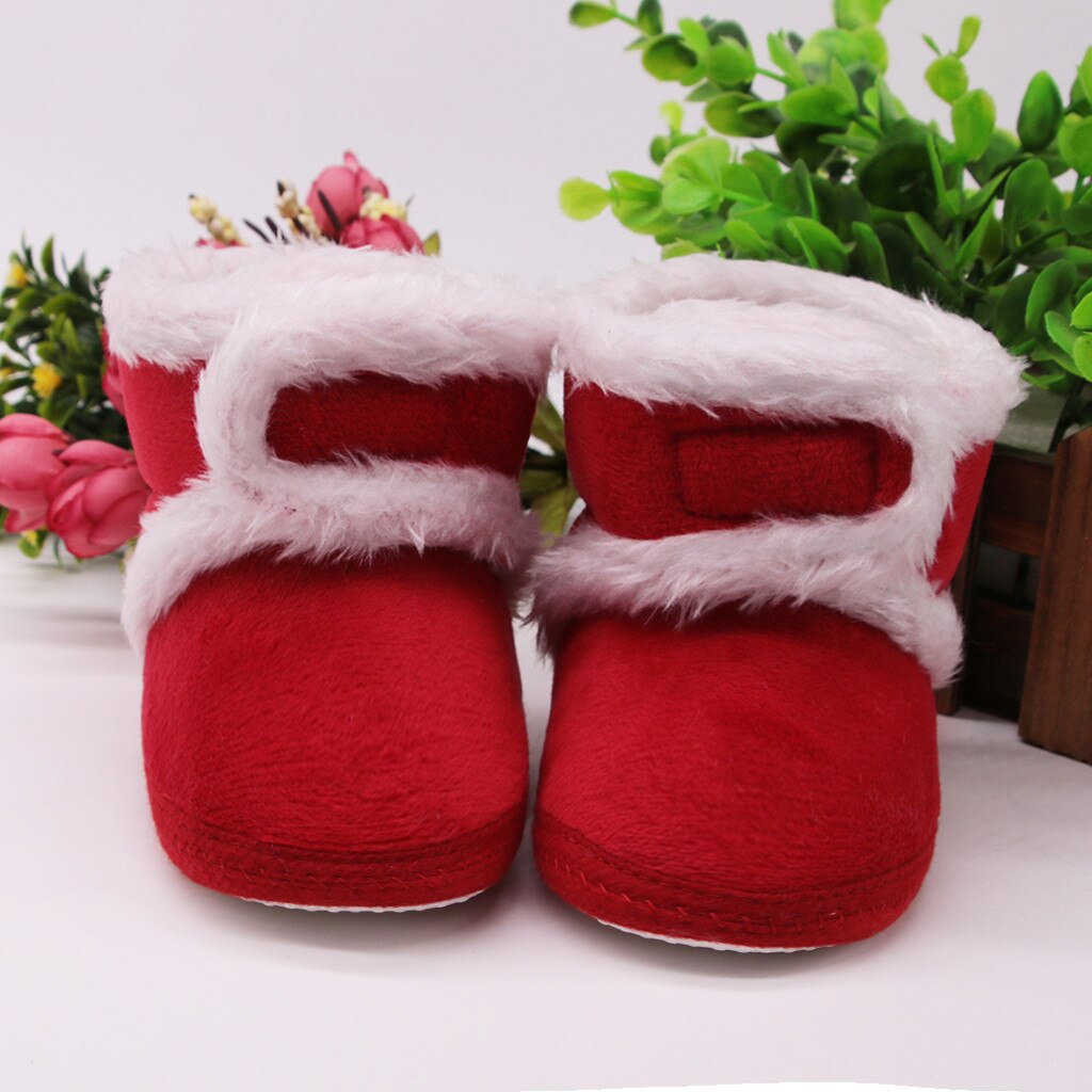 Novo bebê mais botas de veludo do bebê recém-nascido meninas cashmere de pelúcia botas de inverno bandagem manter sapatos quentes adesivos mágicos sapatos da criança