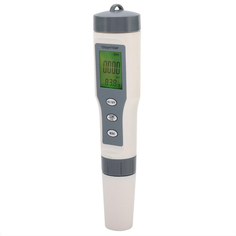 3 in 1 Portable Digital TDS PH TEMP Meter Water Tester Purity Test Pen