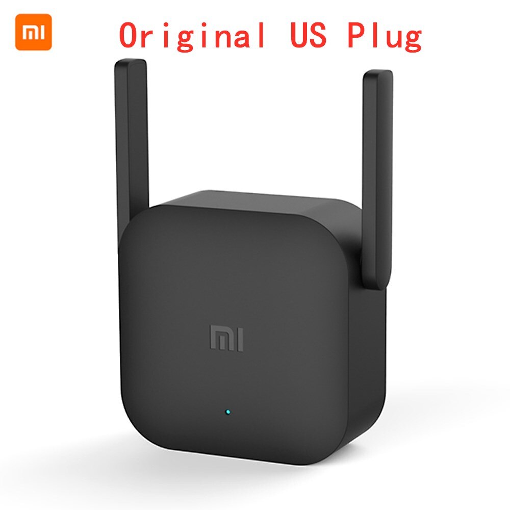Xiaomi WiFi Amplifier Pro 300Mbps 2.4G Wireless Repeater with 2*2 dBi Antenna Wall Plug WiFi Range Extender Signal Booster: 3 Pieces / Original US Plug