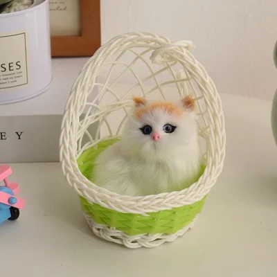 10 stücke Rattan Gewebt Blumenkörbe Vogelnest Korb Schokolade Süßigkeiten Lagerung Kasten Heimat Sekretariat Dekor Anhänger Wohnzimmer Liefert: Gold
