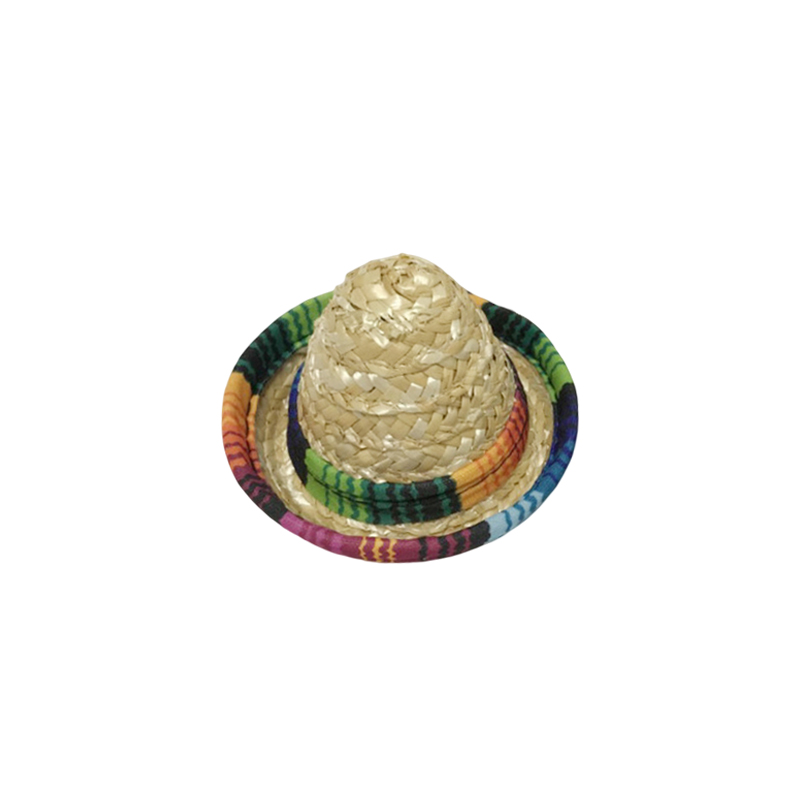 1 Mini sombrero de paja mexicano, sombrero para botella de vino tinto, sombrero tejido Natural, sombrero de paja pequeño para , accesorio para muñeca, suministros para mesa de comedor y: Verde oliva