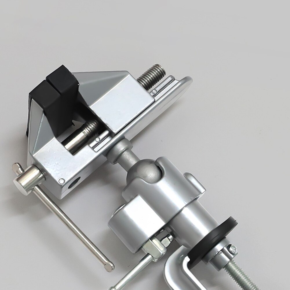 Aluminium 360 Degree Rotating Universal Clamp Table Vice Bench Vise Units Vise Mini Locksmith Clip Small Jewelers DIY Parts