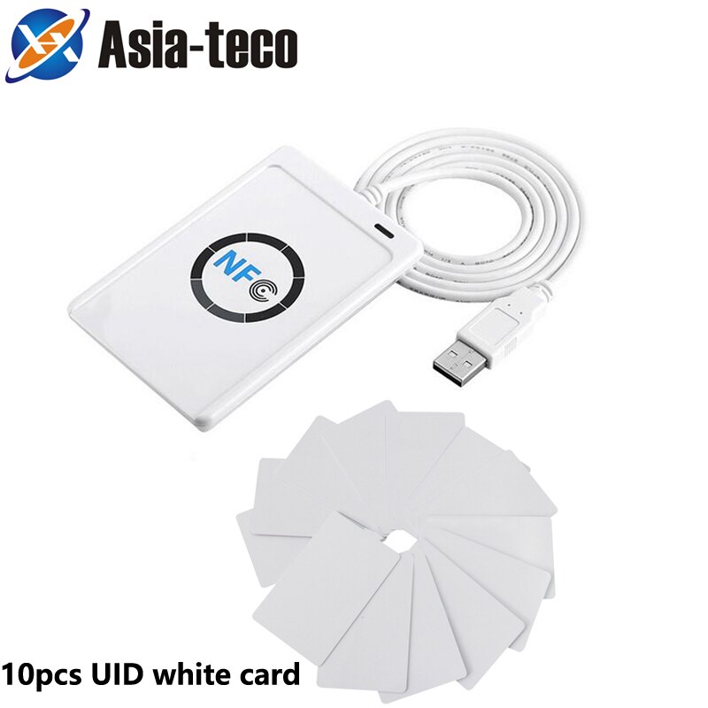 13.56MHz 10 pcs UID card Contactless Smart Card Reader Writer RFID Copier Duplicator