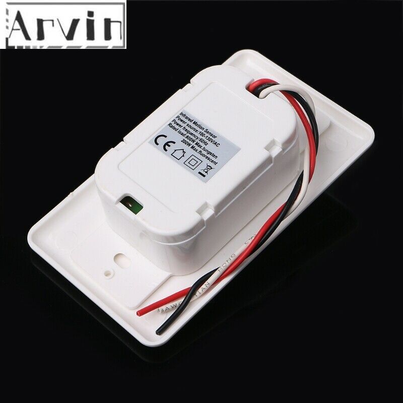 Smart Pir Motion Sensor Switch Ac 85V - 230V Verzonken Infrarood Auto Control On/Off Wall Switch menselijk Lichaam Inductie Detector