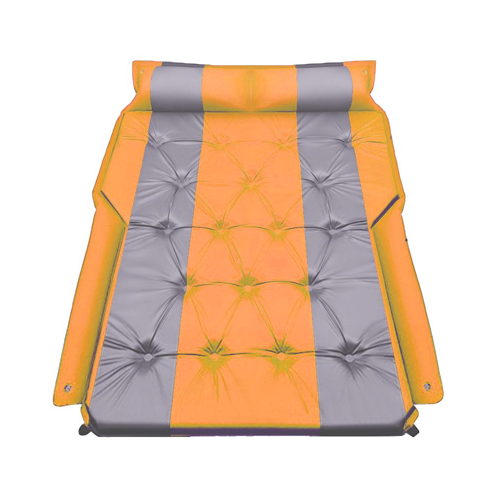 Car Bed Air Mattress Suv Inflatable Back Seat Travel Portable Travel Camping Mattress Sleep Bed For Road Trips Universal SUV: Orange