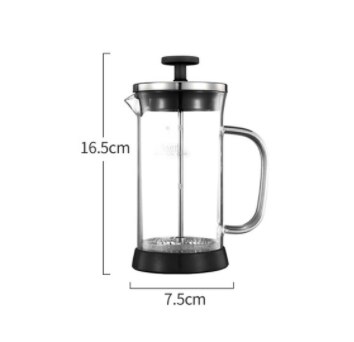 350 ml bärbara manuella franska pressar kruka kaffebryggare filterkanna hushålls kaffemaskin kaffekanna perkolatorverktyg: D