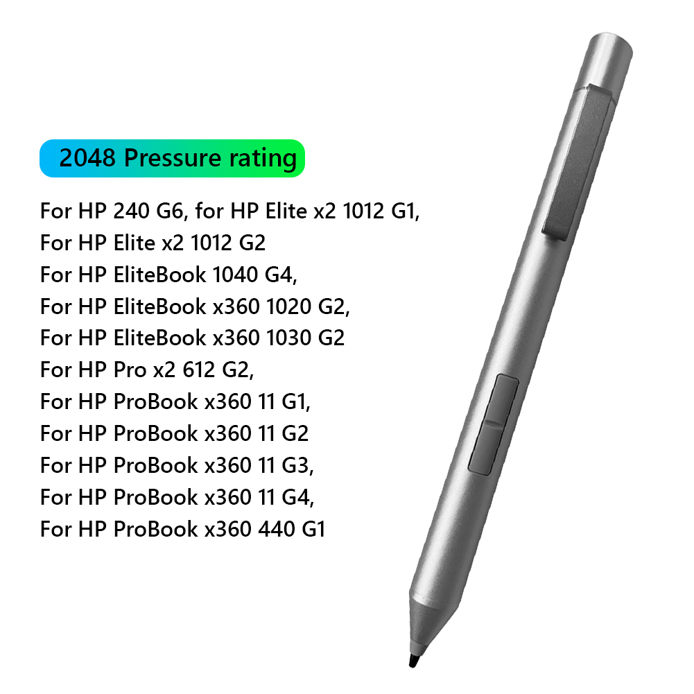 Active Touch Stylus Pen For HP EliteBook x360 1020 1030 1040 G2 G3 G4 G5 Elite x2 1012 1013 Tablet Pen for HP Pencil