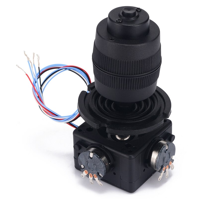Controle potenciômetro eletrônico de 4 eixos com botão para 10k 4d e fio industrial