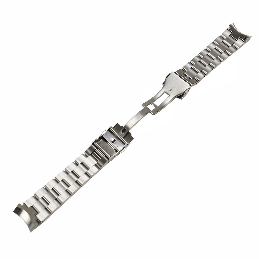 316L Stainless steel 22mm Solid Curved End Watch Strap Band Bracelet fit for SKX007