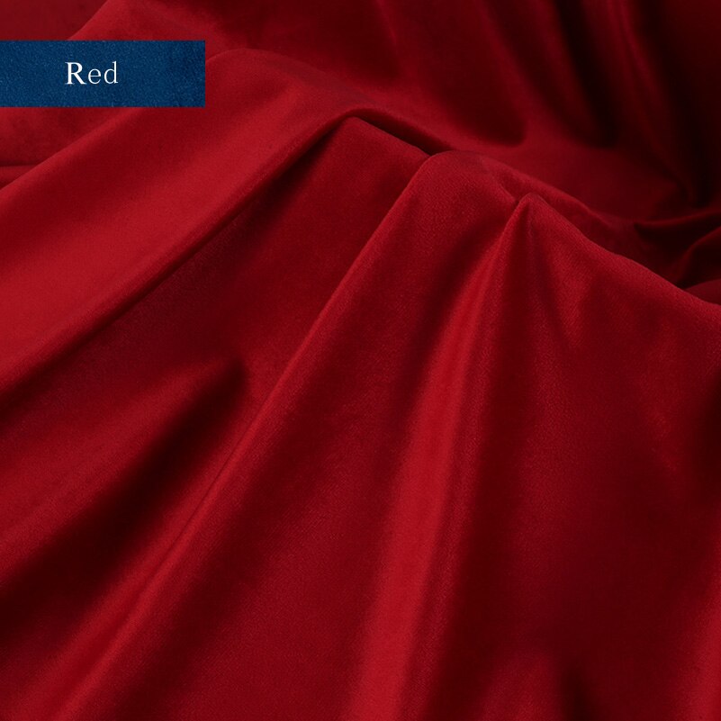 Pure Colour Dutch Velvet Fabric for Sewing Clothes Upholstery DIY Home Decor Textile by the Half Meter