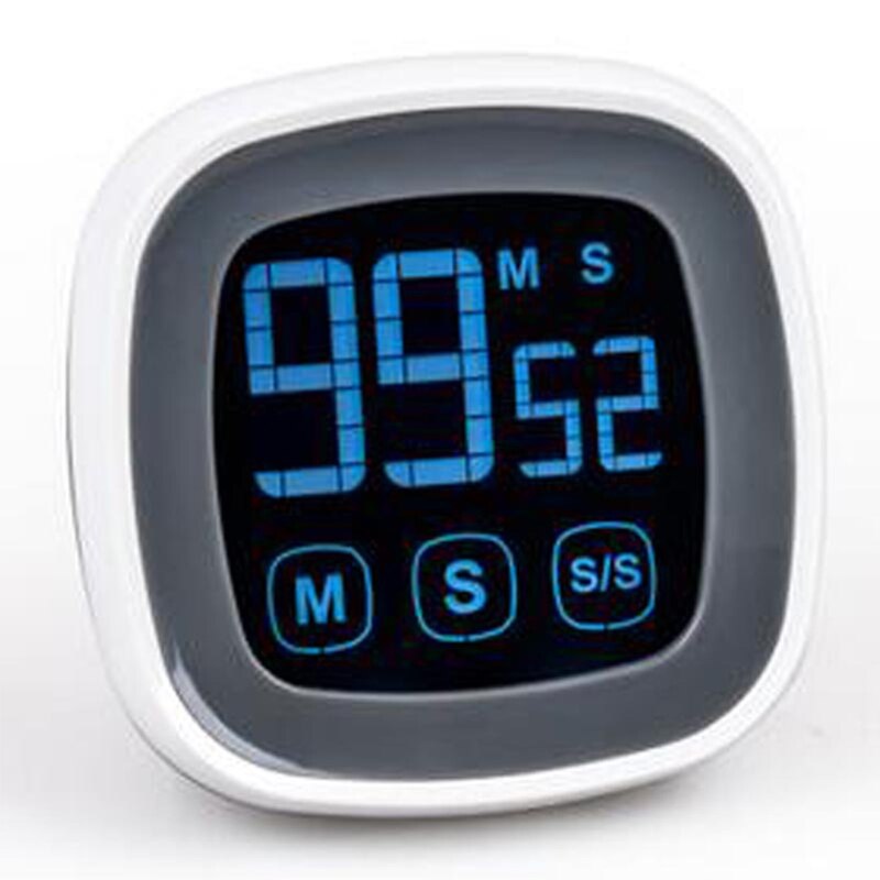 Large Touch Screen Digital Kitchen Timer Countdown Loud Stopwatch Alarm Interval N7MD